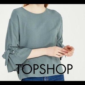Topshop size 6 blouse 3/4 sleeve